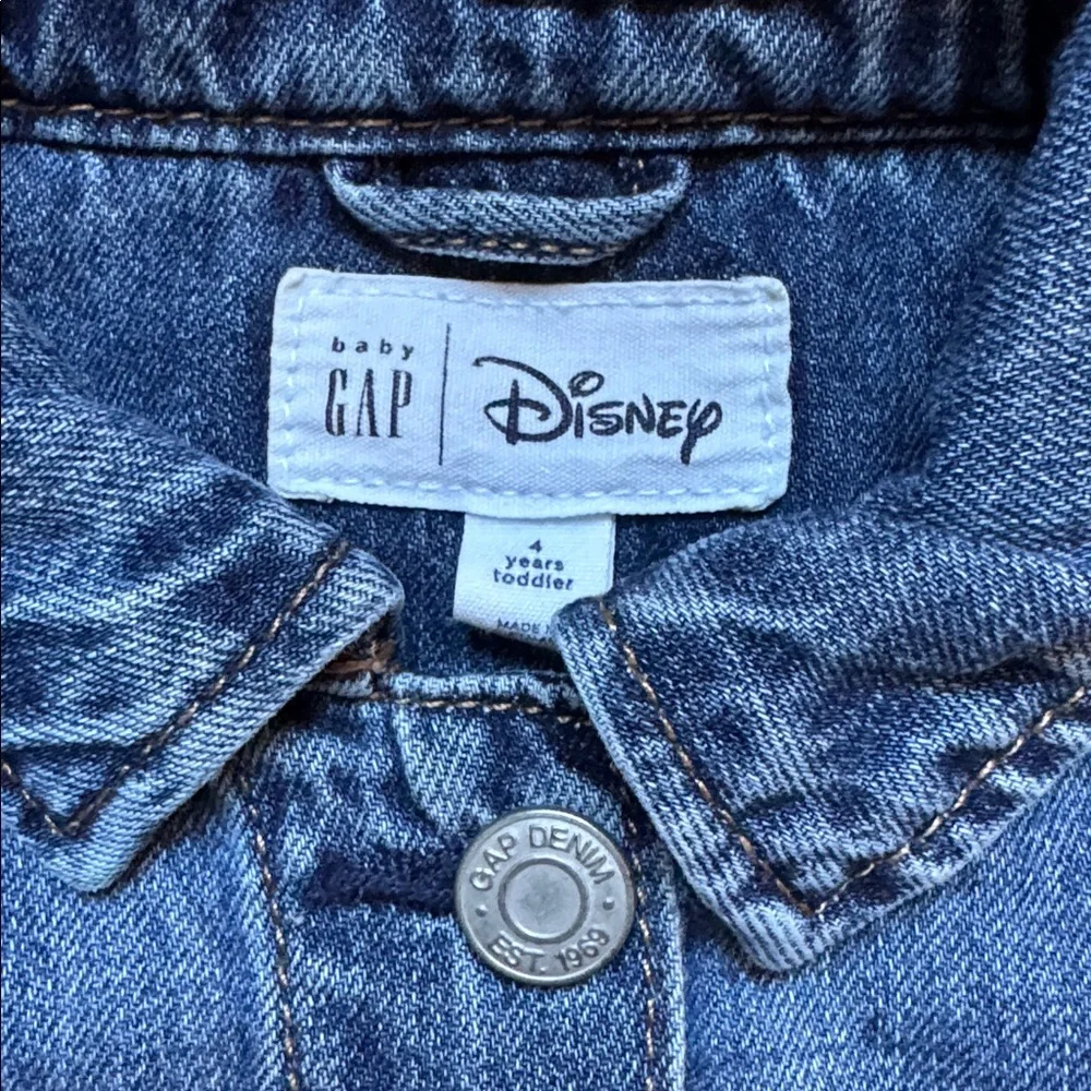 Toddler Girls’ Baby Gap Disney Minnie Mouse Denim Jacket - Size 4